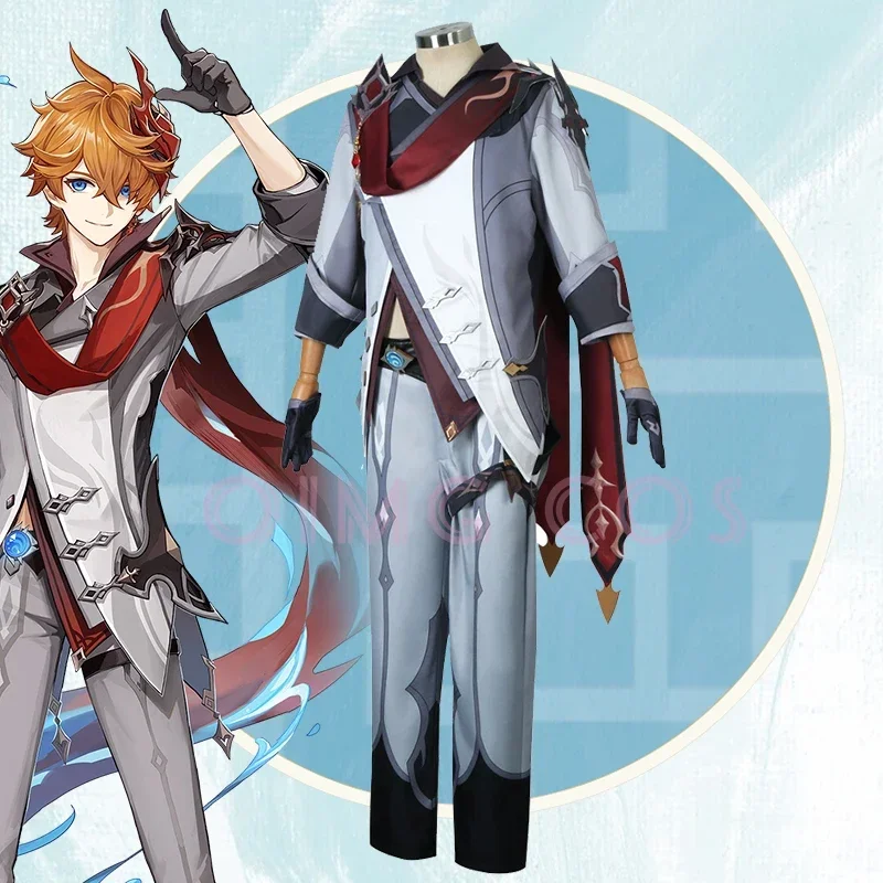 Anime Cosplay Costumes - Genshin Impact Tartaglia Cosplay Kostüm Uniform