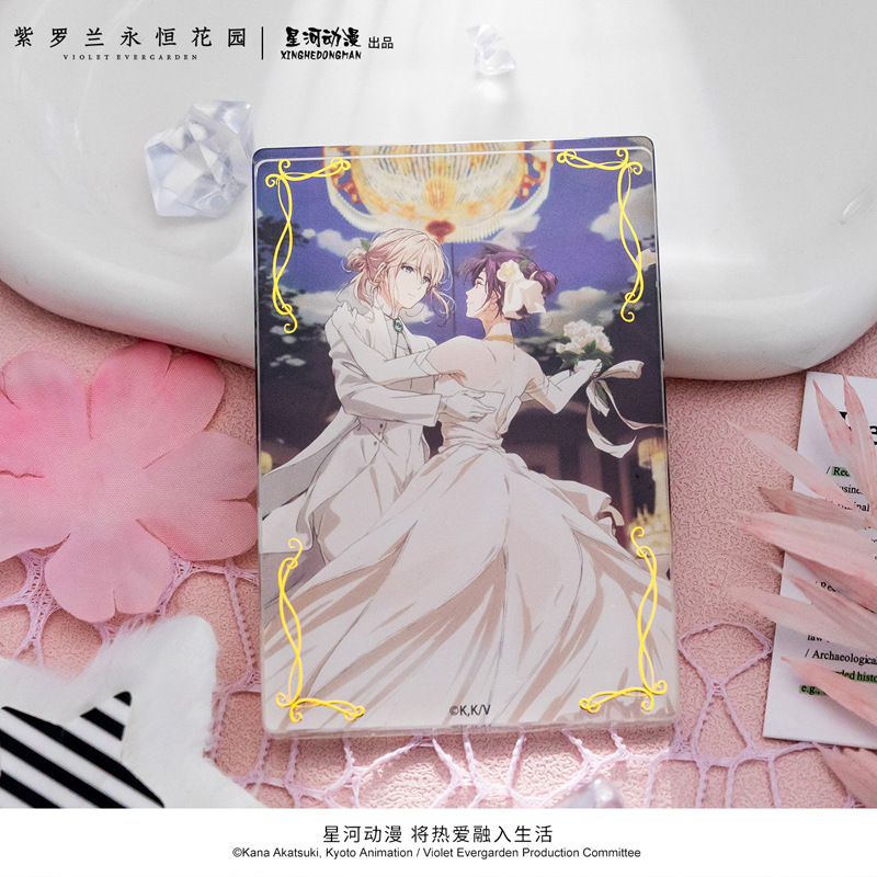 Violet Evergarden Dress - Violet Evergarden Cattleya Baudelaire Blumen-Schleier-Hochzeitskleid-Serie Offiziell