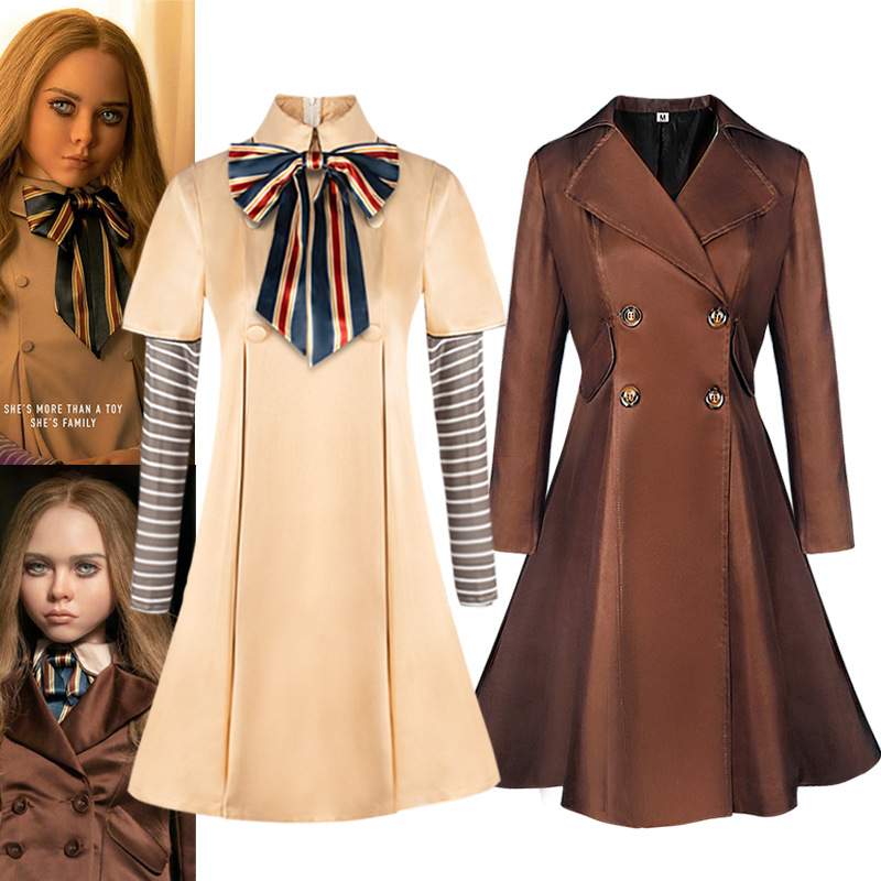 Anime Cosplay Ai - M3gan Cosplay Kostüm Megan Kleid AI-Puppe