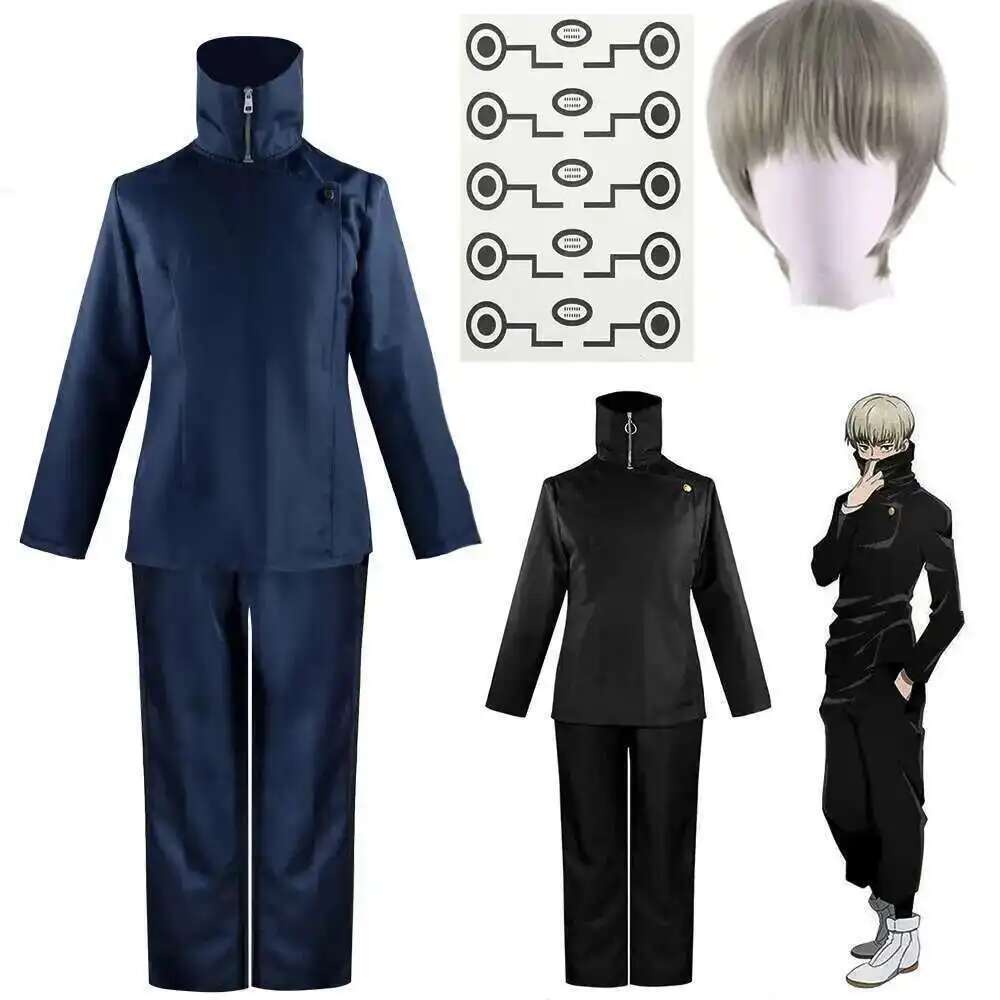 Jujutsu Kaisen Uniform - Neues Anime-Schuloutfit Kaisen Tattoo-Hose Jujutsu Uniform
