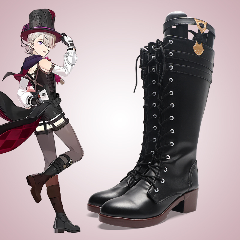 Cosplay Anime Shoes - Genshin Impact Lyney Cosplay Schuhe Spiel