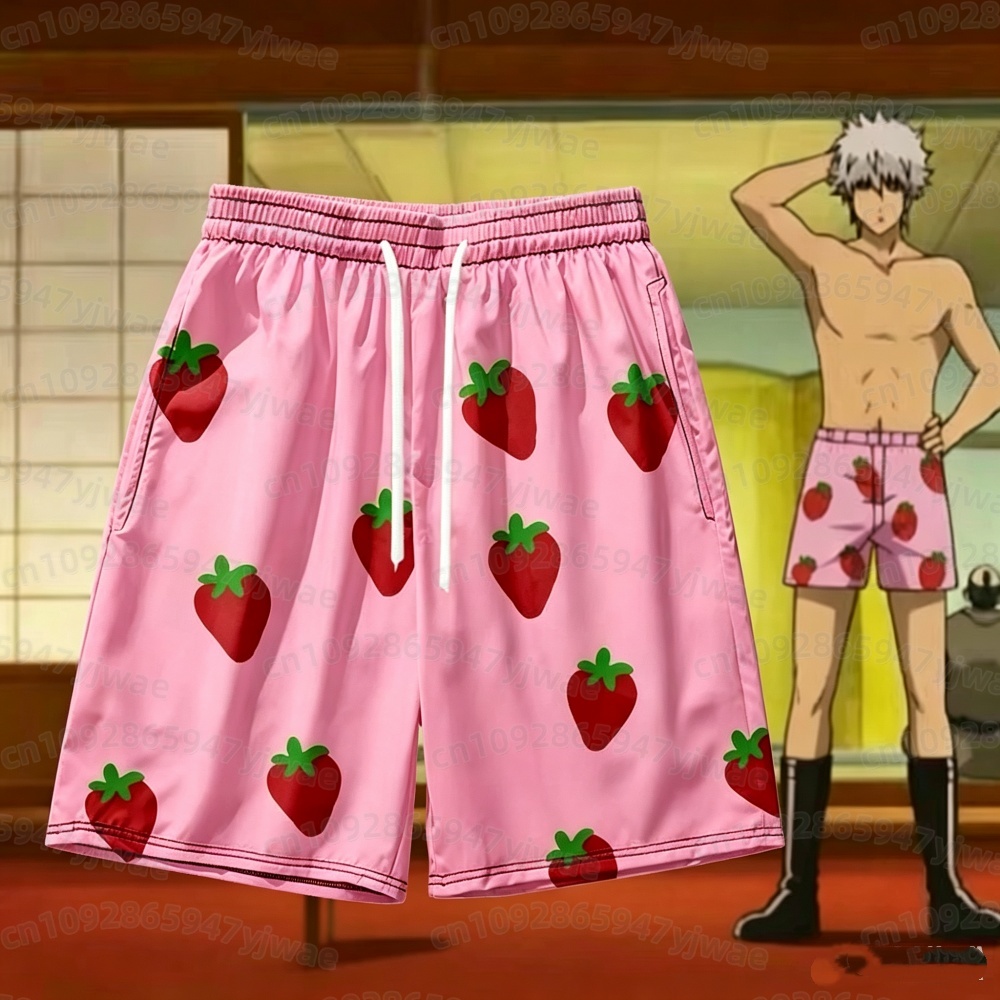 2026 Herren Rosa Erdbeer-Short – Anime Cosplay Costumes Bewertung und Preis