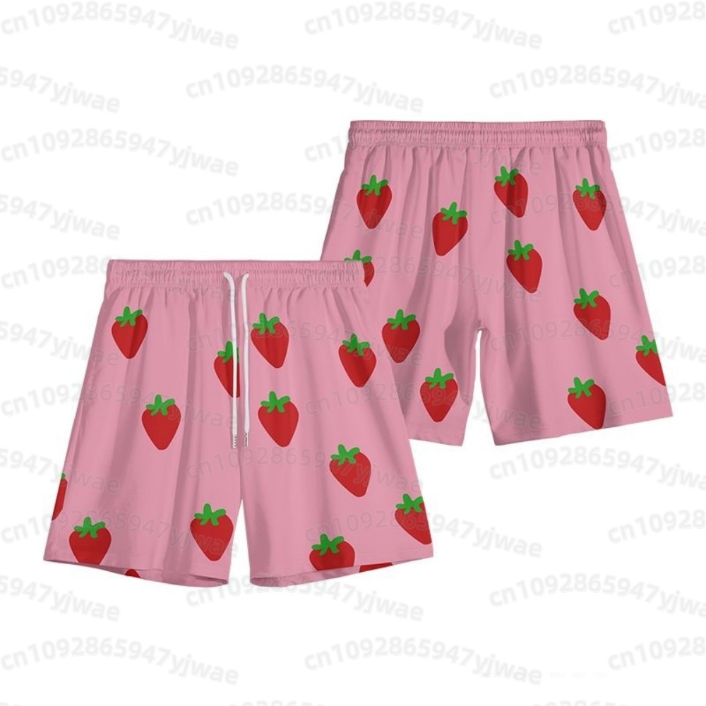 2026 Herren Rosa Erdbeer-Short – Anime Cosplay Costumes Bewertung und Preis