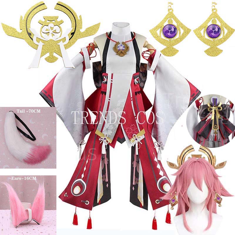 Yae Miko Komplettset Guuji Yae – Violet Evergarden Dress Bewertung und Preis