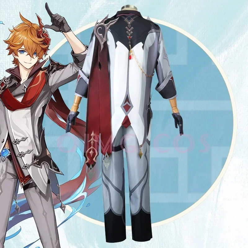 Genshin Impact Tartaglia Cospl – Anime Cosplay Costumes Bewertung und Preis