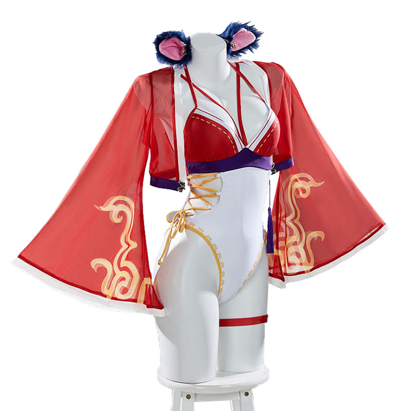 League of Legends Ahri Badeanz – Anime Cosplay Bikini Bewertung und Preis