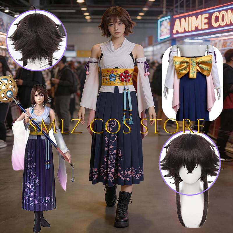 Smlz FFX Yuna Cosplay Anime FF – Anime Cosplay Waifu Bewertung und Preis