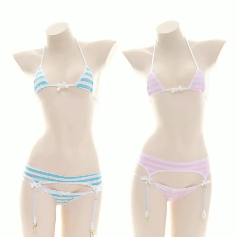 Damen Süßer Anime-Spiel-Dreite – Anime Cosplay Bikini Bewertung und Preis