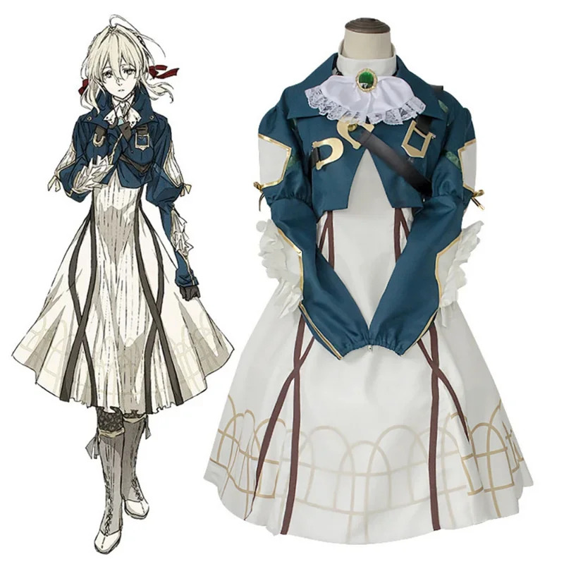 Anime Violet Evergarden Cospla – Violet Evergarden Dress Bewertung und Preis