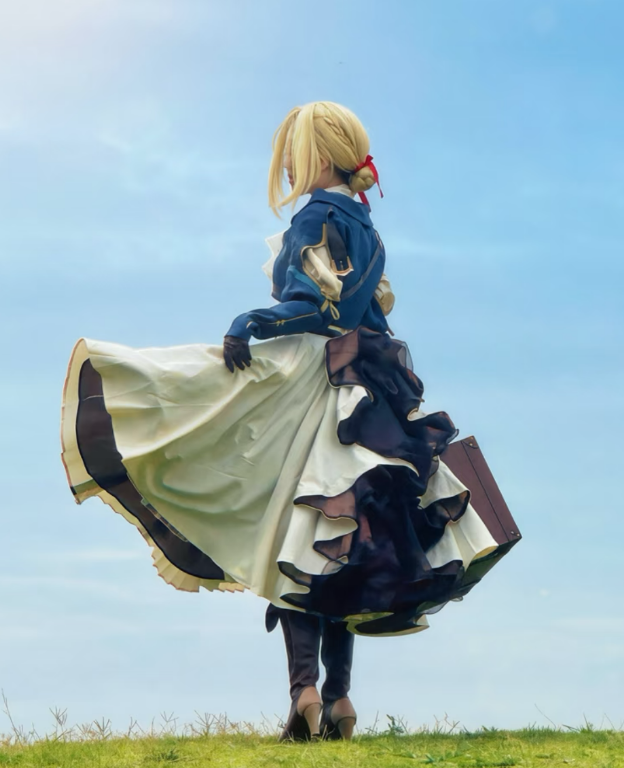 Violet Evergarden Cosplay-Kost – Violet Evergarden Dress Bewertung und Preis