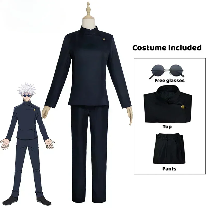 Anime Gojo Satoru Cosplay Unif – Jujutsu Kaisen Uniform Bewertung und Preis