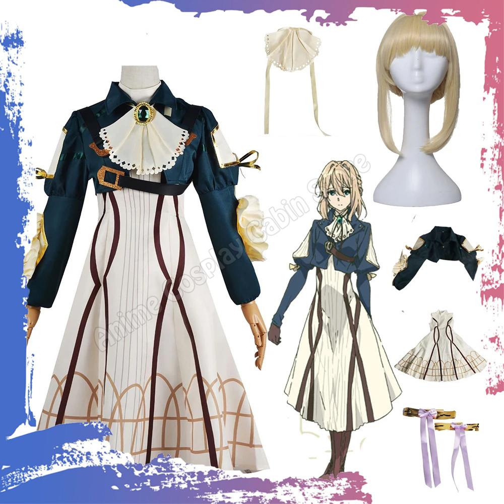 Anime Violet Evergarden Cospla – Violet Evergarden Dress Bewertung und Preis