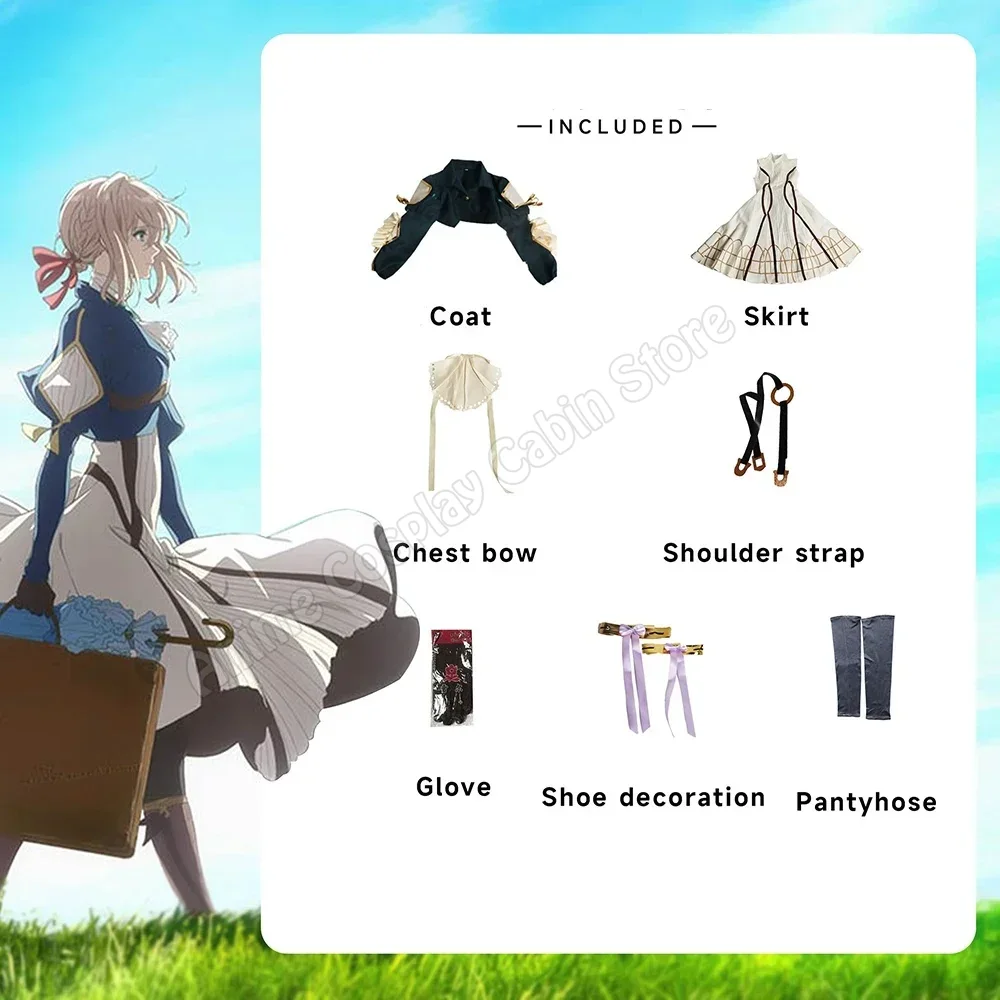 Anime Violet Evergarden Cospla – Violet Evergarden Dress Bewertung und Preis