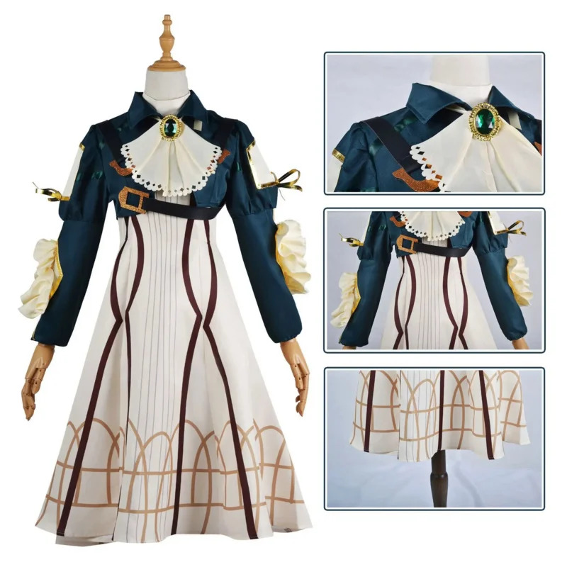Anime Cosplay Violet Evergarde – Violet Evergarden Dress Bewertung und Preis