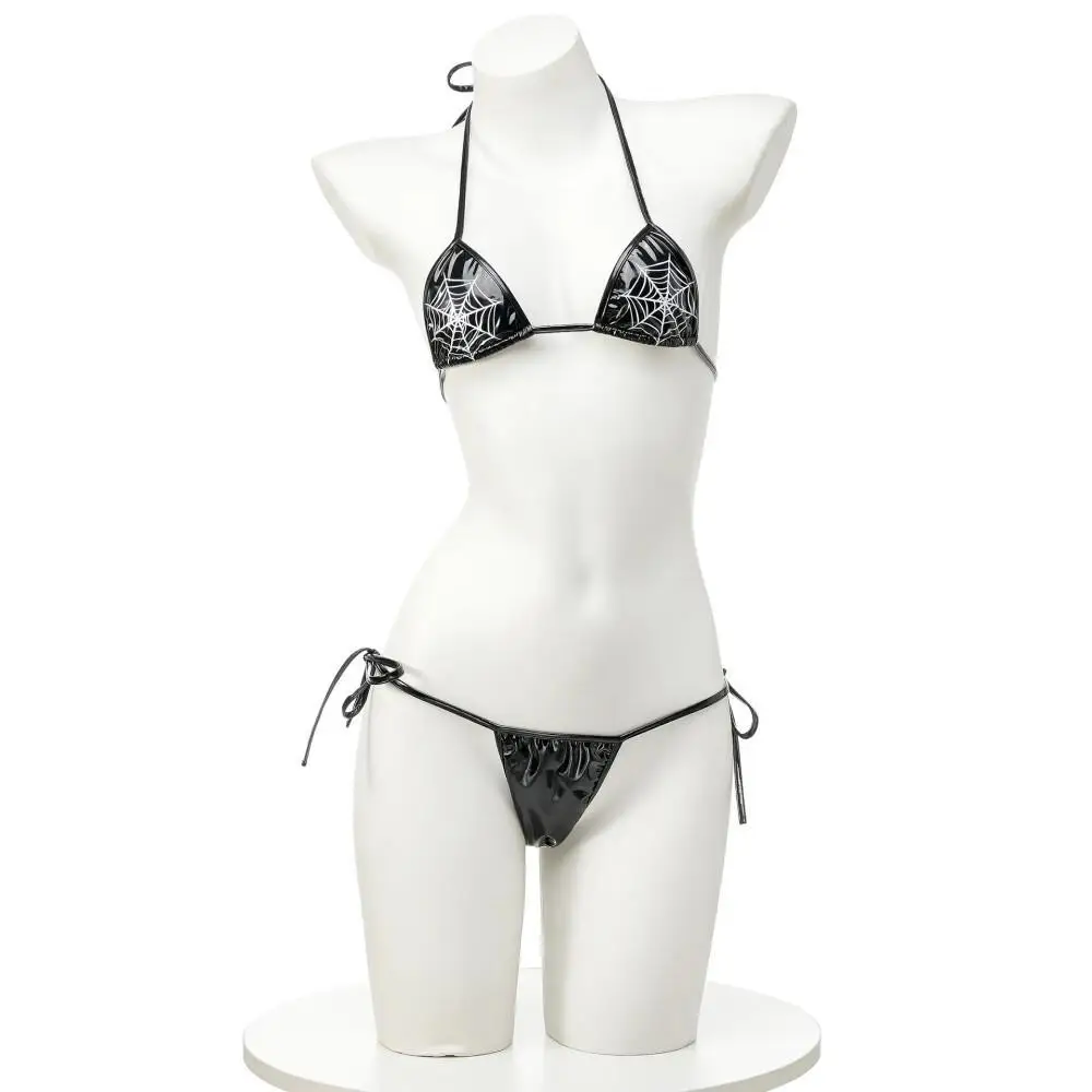 Damen Spinnennetz-Print 2-teil – Anime Cosplay Bikini Bewertung und Preis